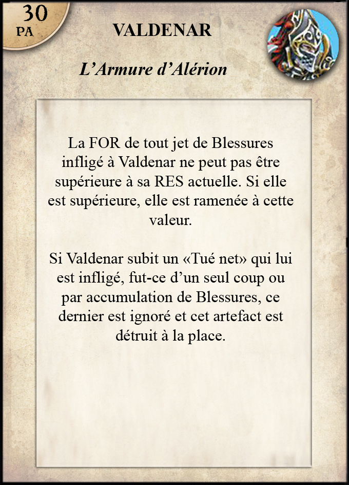 Armure d'Alérion